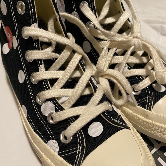 Black and white polkadot CDG - Picture 2 of 4